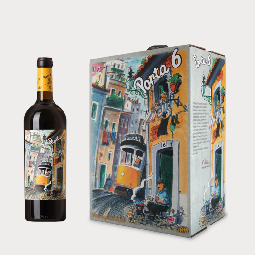 Vidigal Box - x6 shishe Porta 6 Red