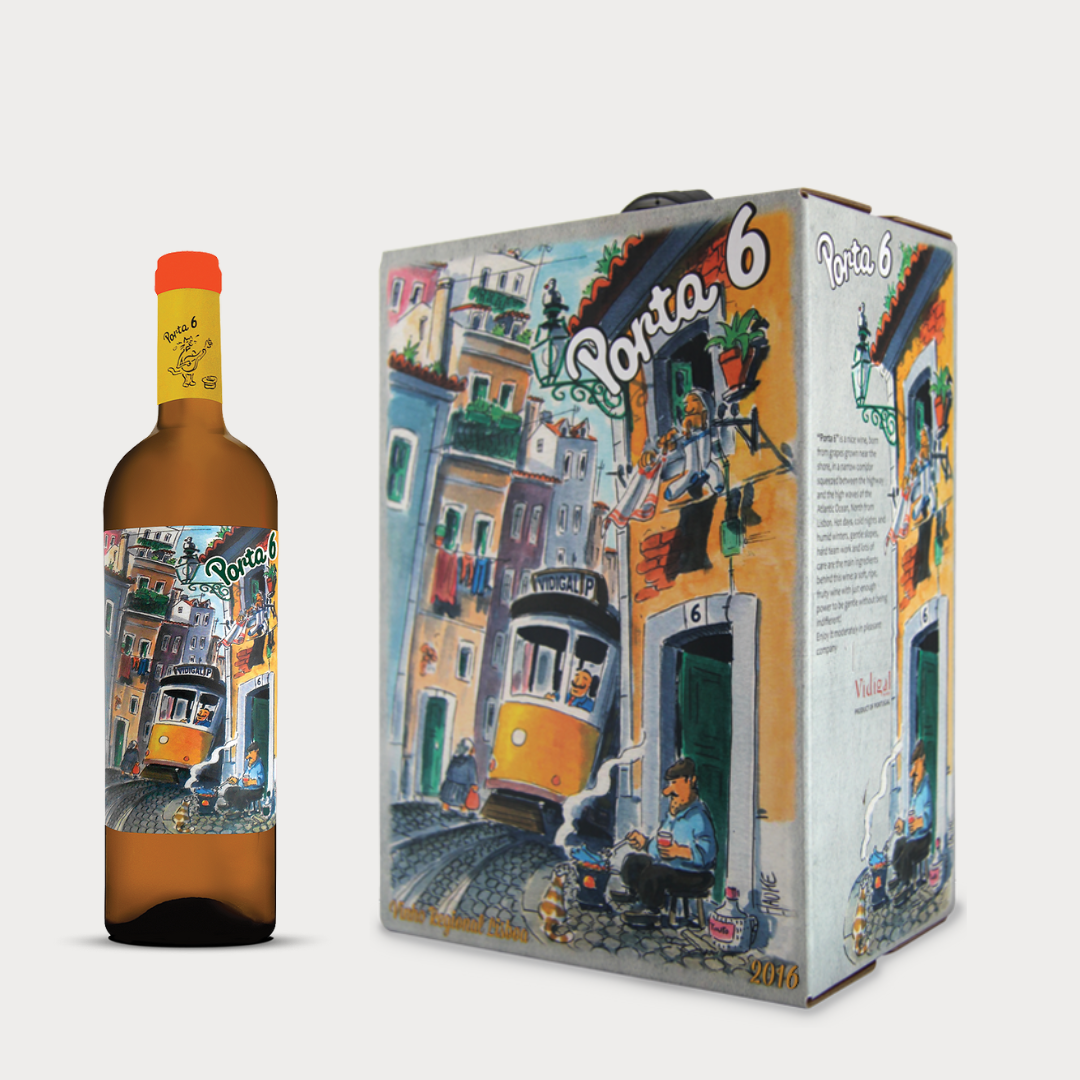 Vidigal Box - x6 shishe Porta 6 White
